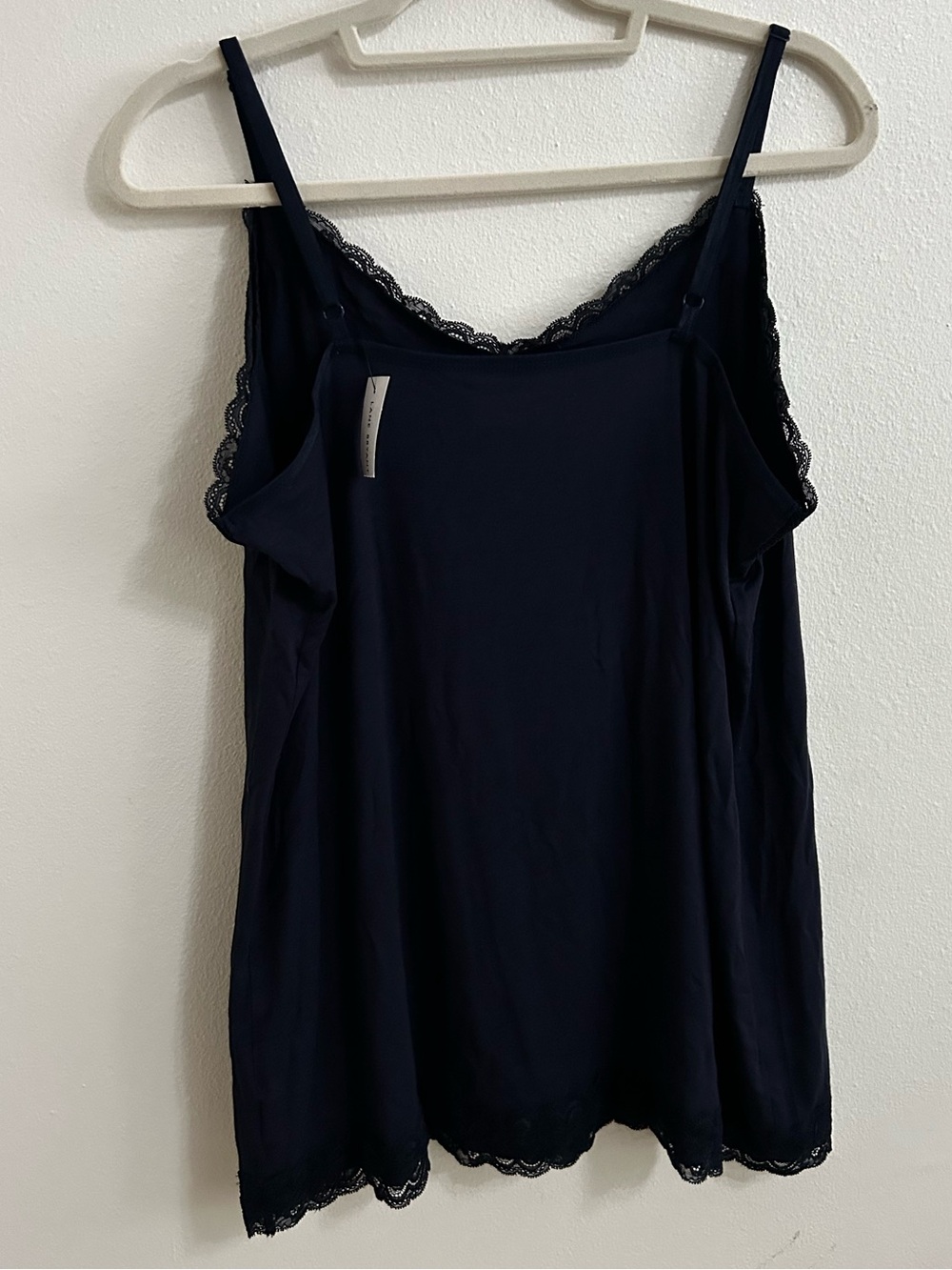 NWT Lane Bryant navy blue lace detail cami tank top - Picture 5 of 6